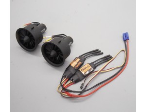 Freewing 64mm V2 12 Blade IR EDF Twin Power Combo 2300Kv For 6S